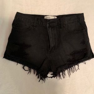 High Waist Denim Shorts